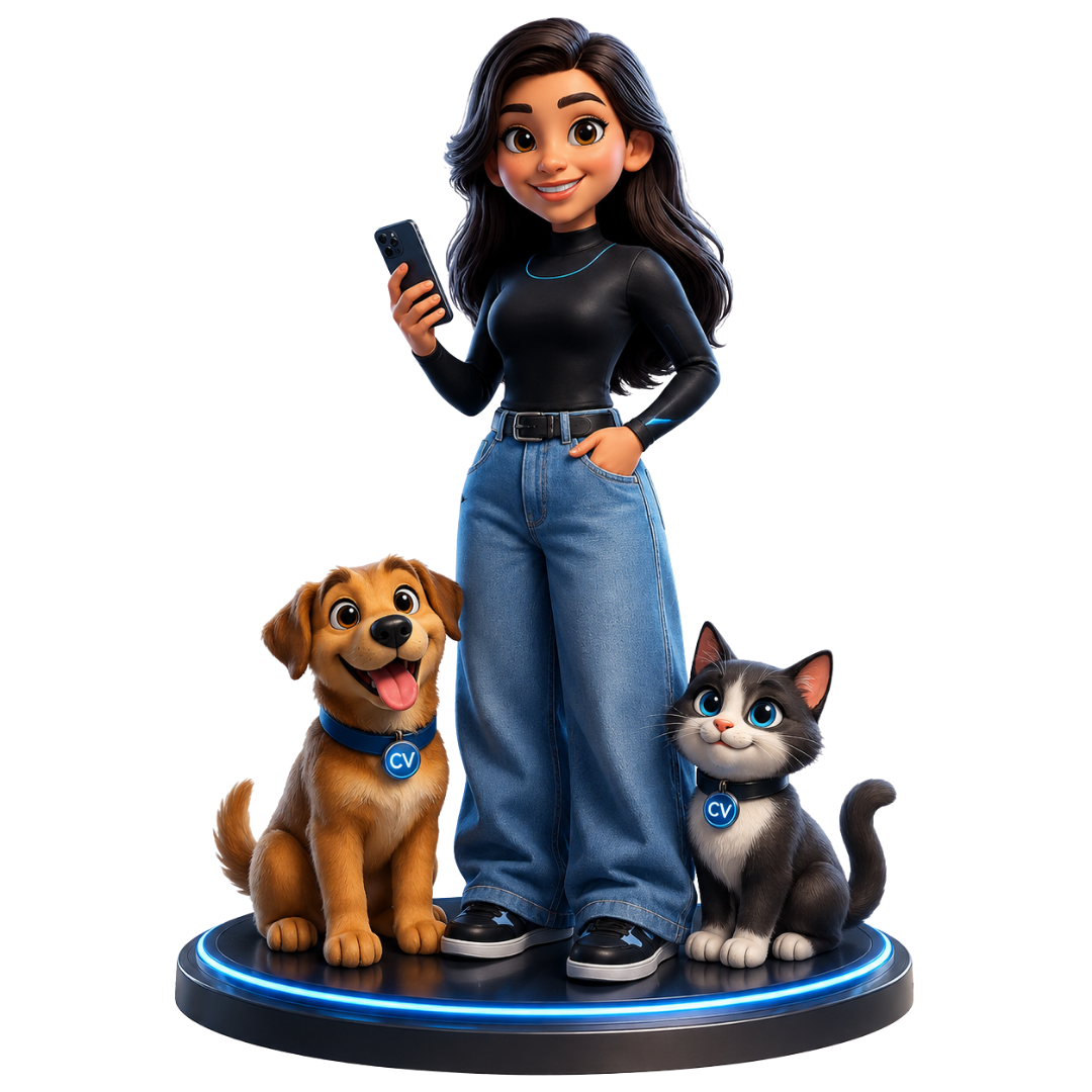 Carla, mascote oficial da Central VIP